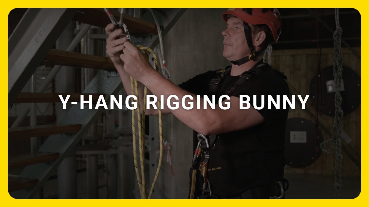 Y-hang rigging bunny - Rope Access techniek [instructievideo]