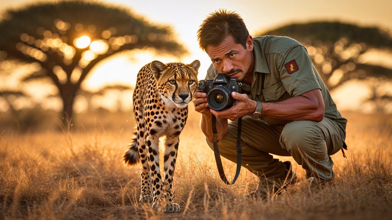 Cheetah Approaches Photographer's Camera, What It Does Next Was Never Expected
