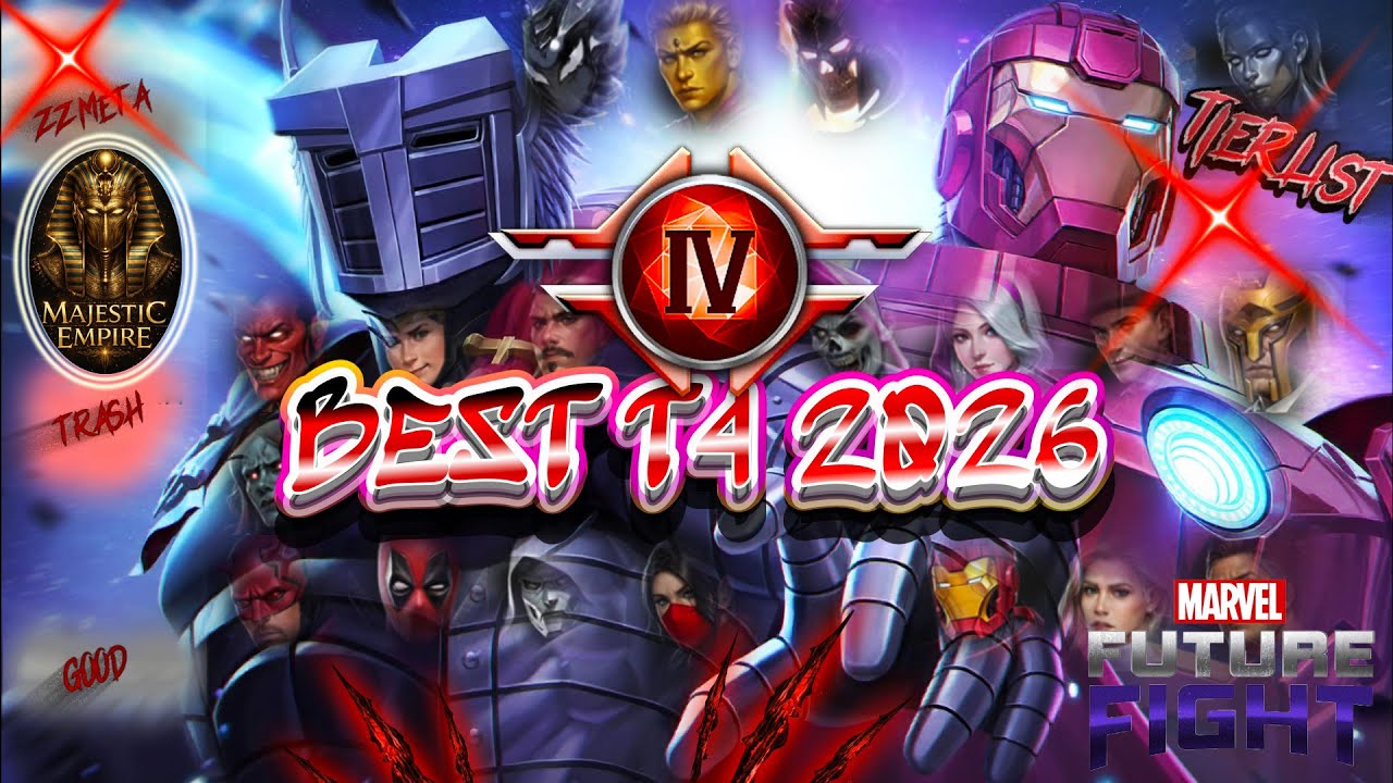 BEST T4 2026 (TIERLIST) - FIRST TIERLIST OF THE YEAR - {PVP/PVE - SUPPORTS} - Marvel Future Fight