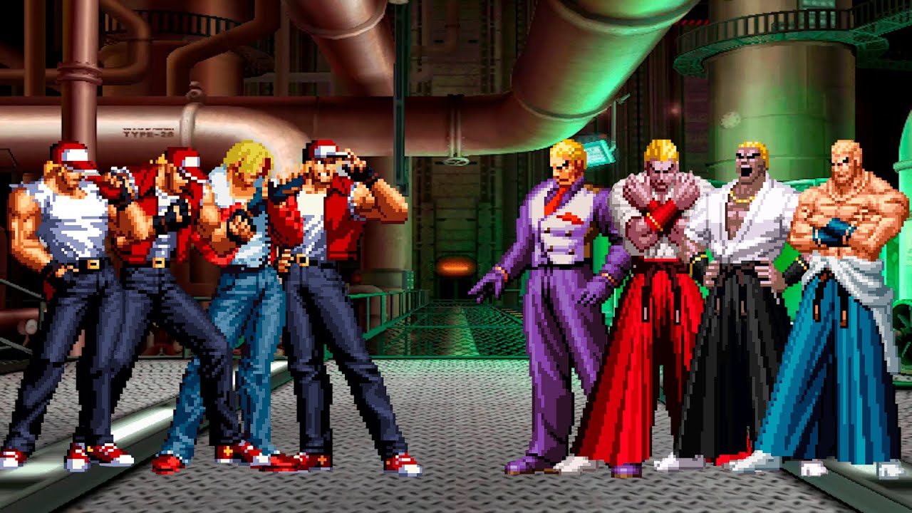 [KOF Mugen] Terry Bogard Team vs Geese Howard Team