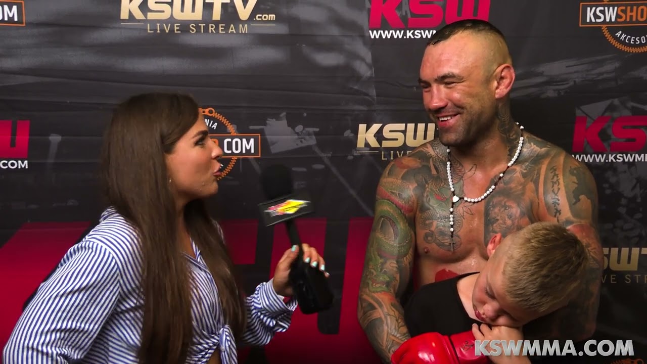 Tomasz Romanowski pokonuje Andrzeja Grzebyka na KSW 72 | Wywiad backstage