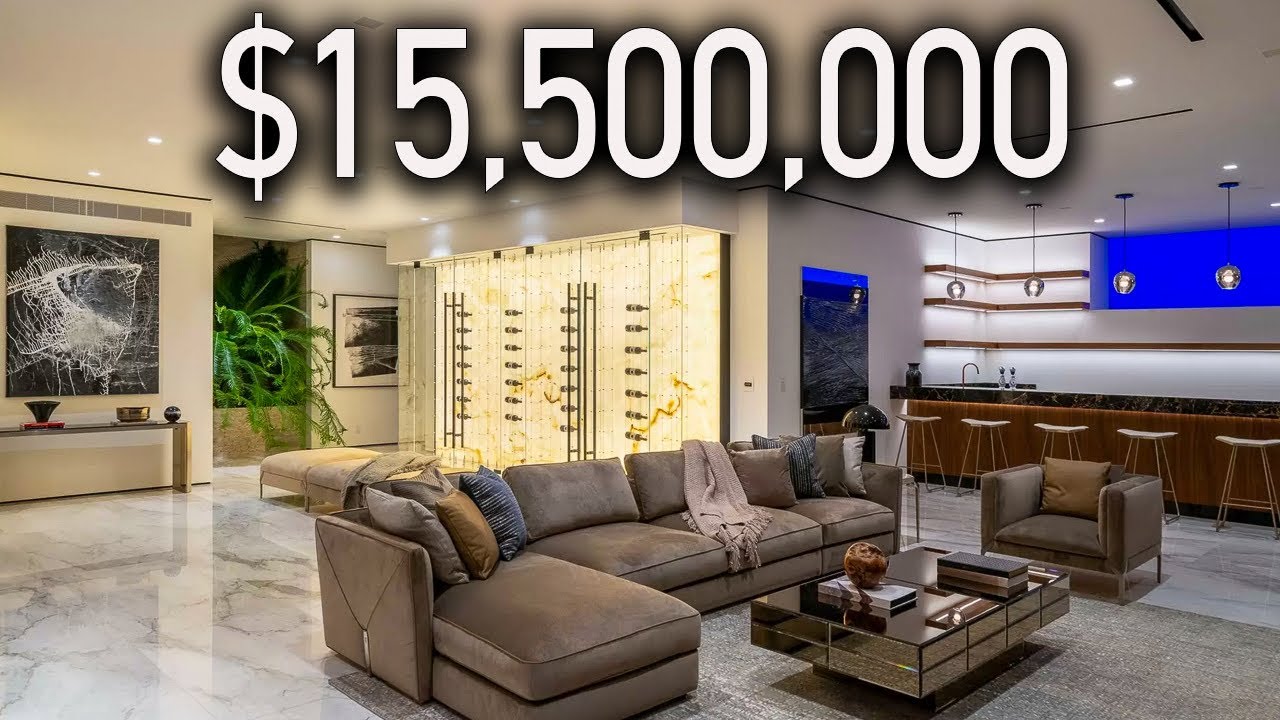 Inside a Luxury Mansion with the BEST Basement in the Hollywood Hills!