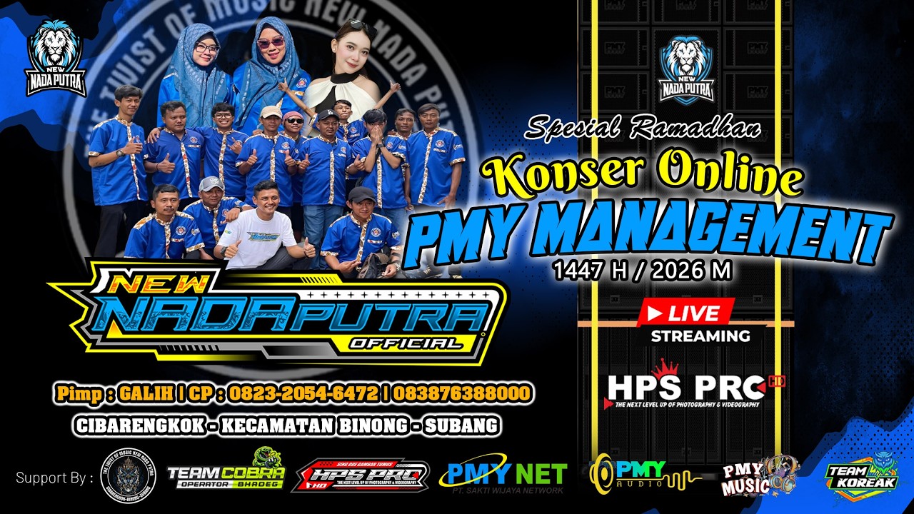 🔴LIVE NEW NADA PUTRA || KONSER ONLINE  || SABTU, 21 - FEBUARI - 2026 || STUDIO PMY , PARIGIMULYA