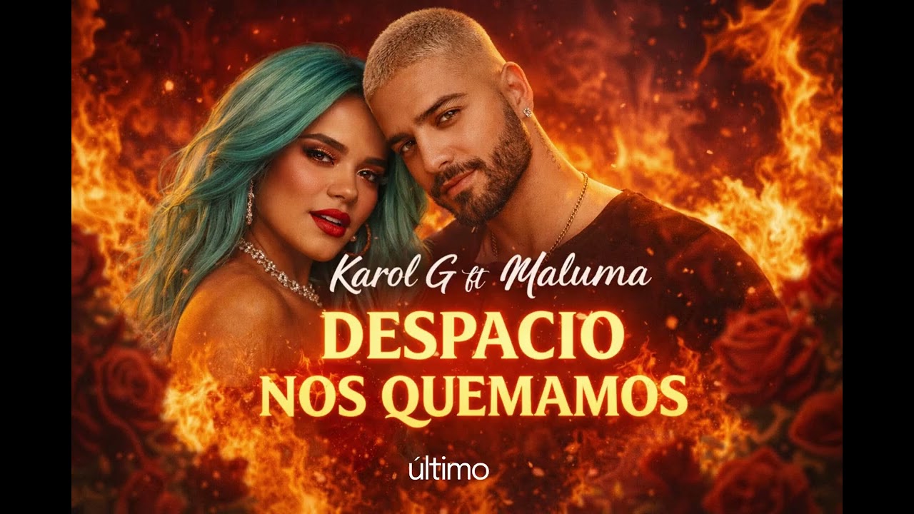 Karol G, Maluma - DESPACIO NOS QUEMAMOS (Lyrics)