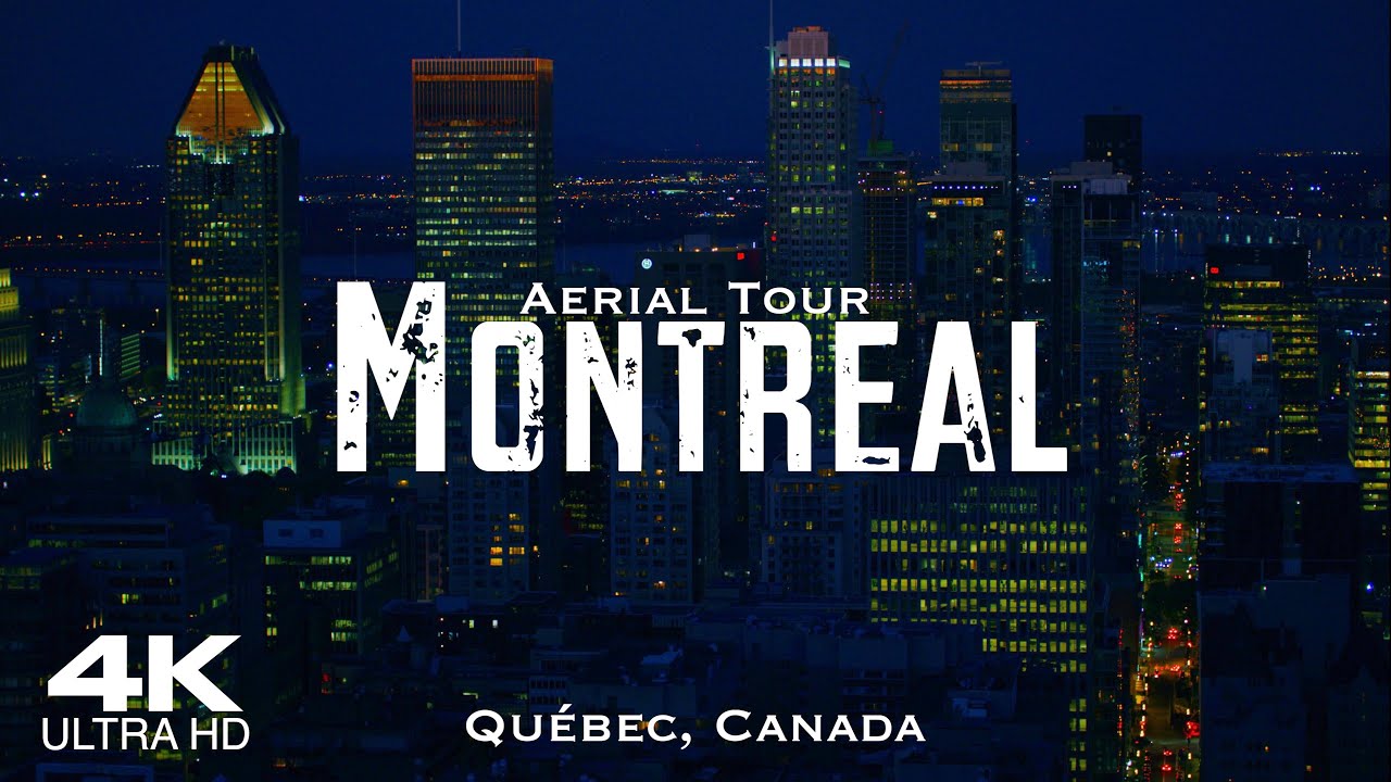 MONTREAL 🇨🇦 Drone Aerial 4K | Montr&eacute;al Canada Quebec