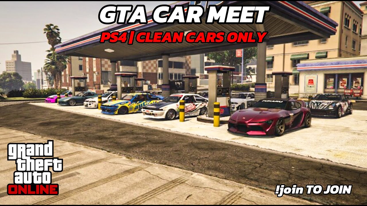 GTA 5 ONLINE CLEAN CAR MEET | PS4/PS5 (OLD GEN)