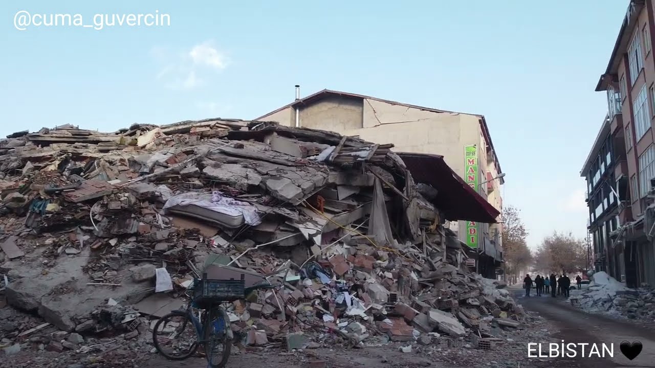 Elbistan  Depreminden sonra caddeler. Araçiçi kamera #deprem Hepimize geçmiş olsun. #1
