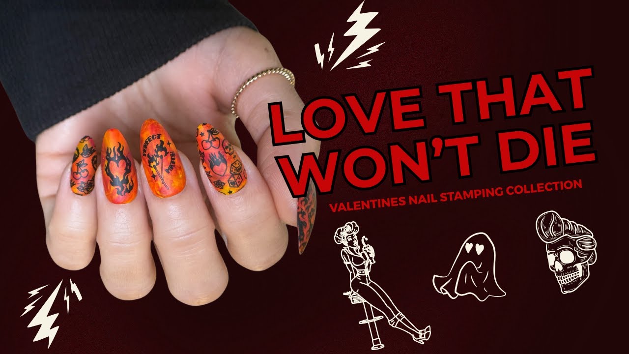 История любви, которая не умрёт 💔👻 | Распаковка маникюра Love After Life Mani x Me