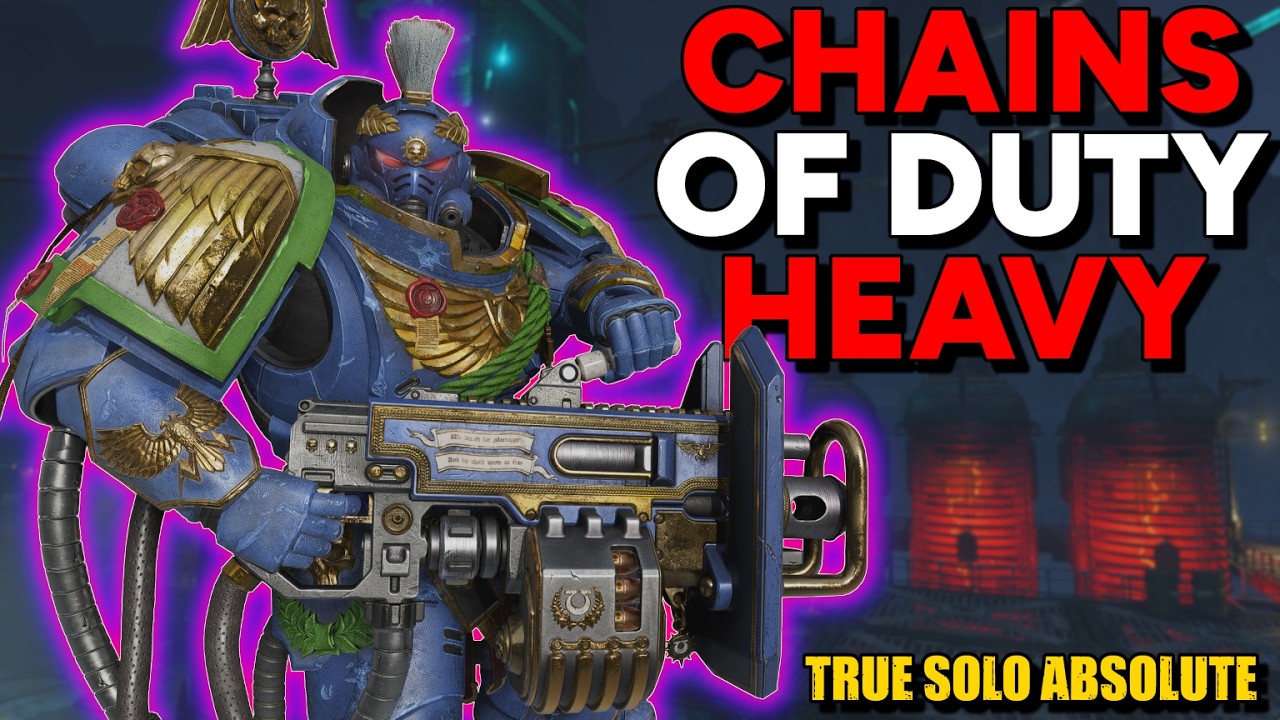 Heavy SHREDS Heretics To Pieces With Heroic Heavy Bolter - True Solo Absolute | Space Marine 2