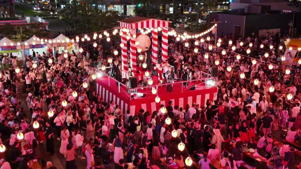 はかた夏祭り盆踊り2025  JR博多駅前広場