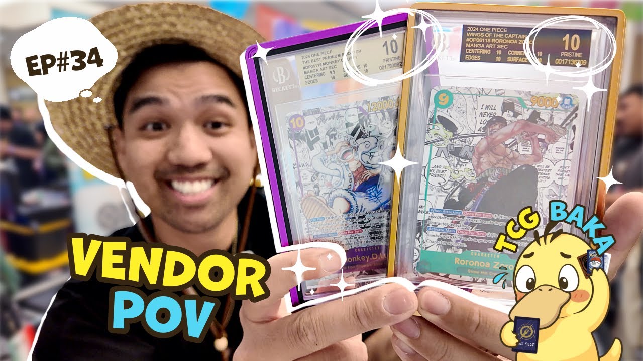МОЯ ПЕРВАЯ КАРТОЧКА BLACK LABEL: МАНГА ЗОРО | RWT Card Show | One Piece TCG Vendor POV EP 34
