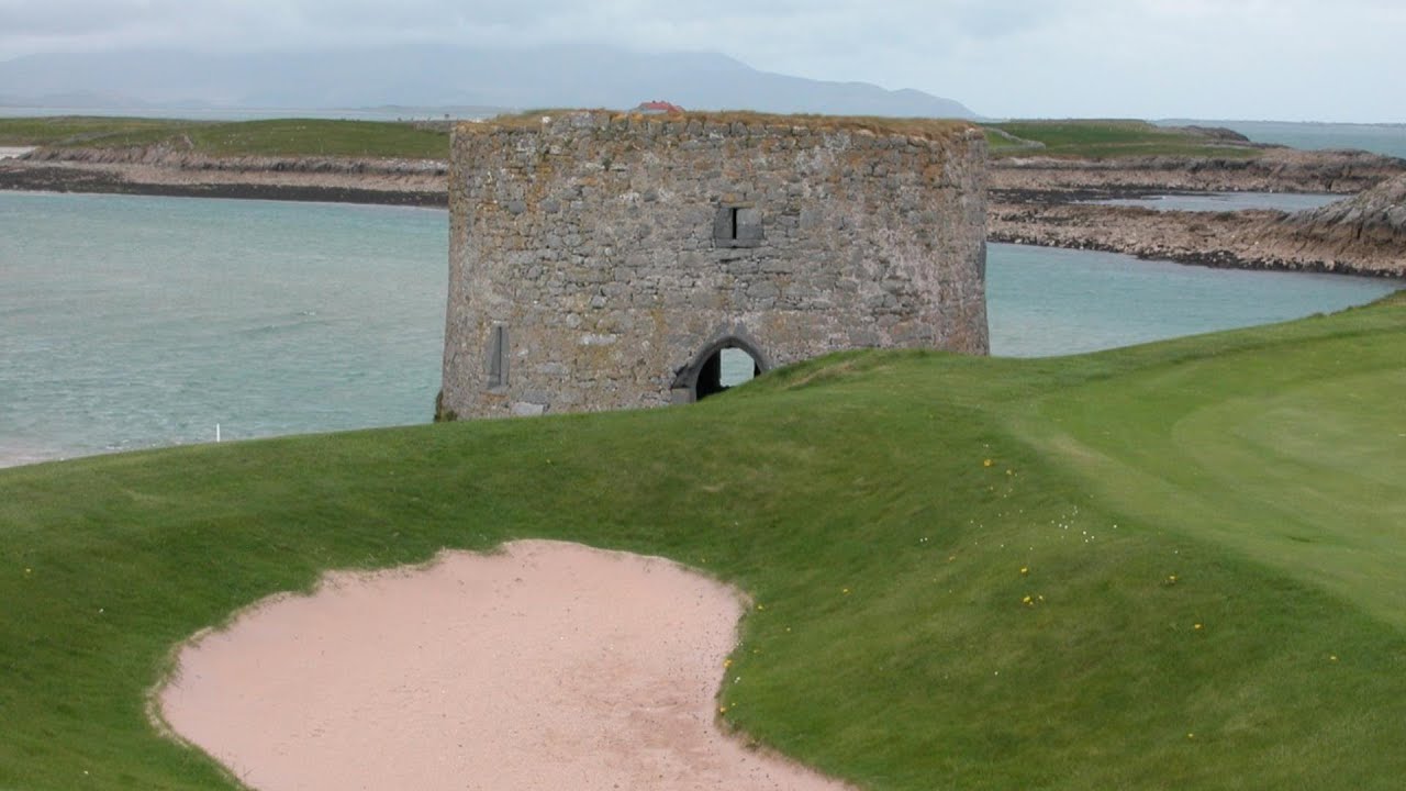 Castle Ruins Right On The Course At Tralee