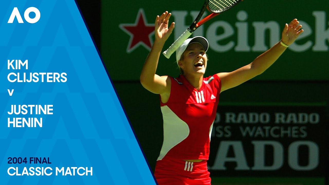 Kim Clijsters v Justine Henin Classic Matches | Australian Open 2004 Final