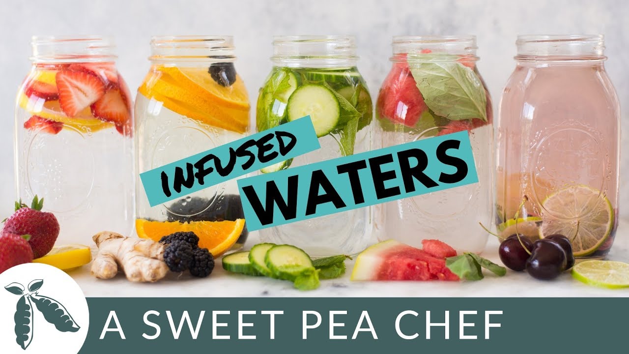 5 Easy Infused Water Recipes To Make Water Not Suck | A Sweet Pea Chef