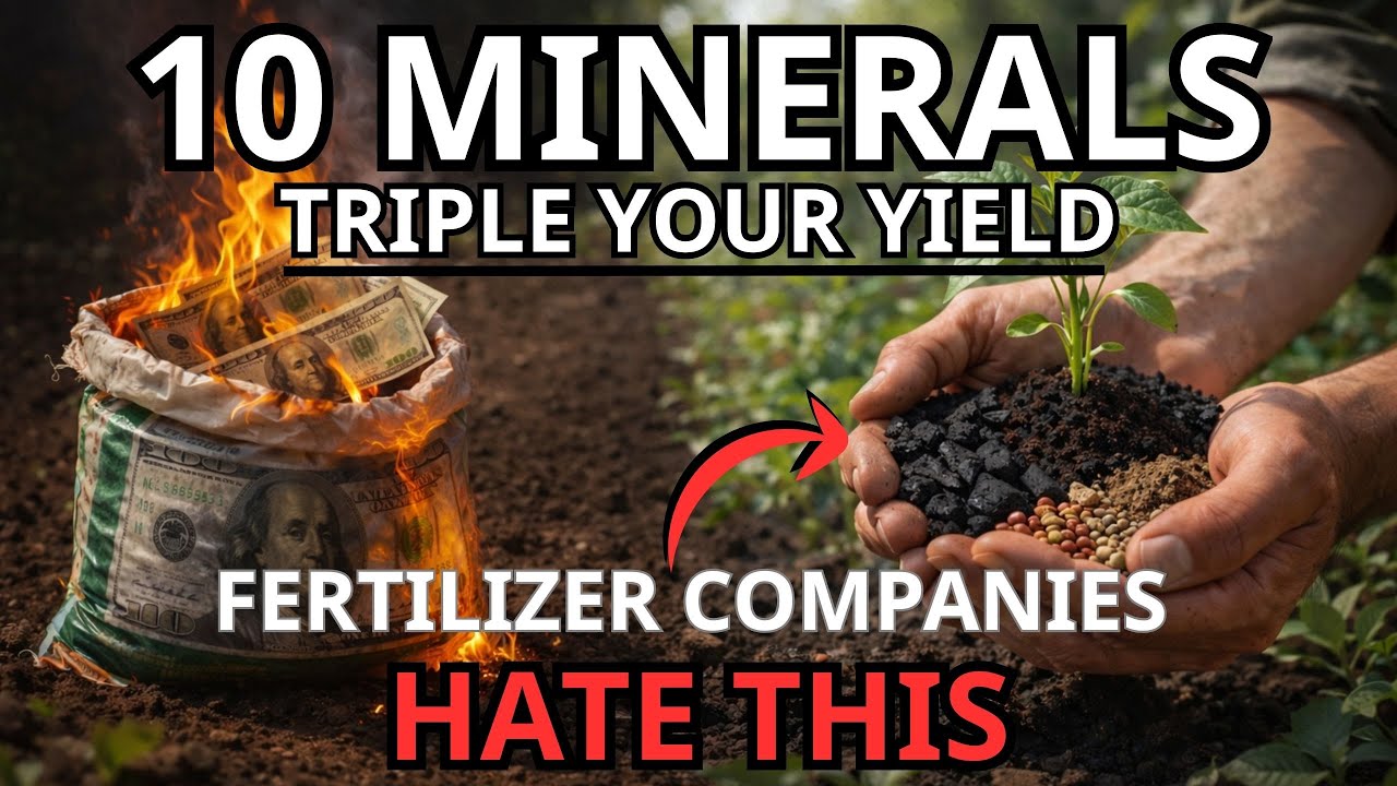 10 Hidden Minerals That Can TRIPLE Your Harvest (Fertilizer Companies Buried This)