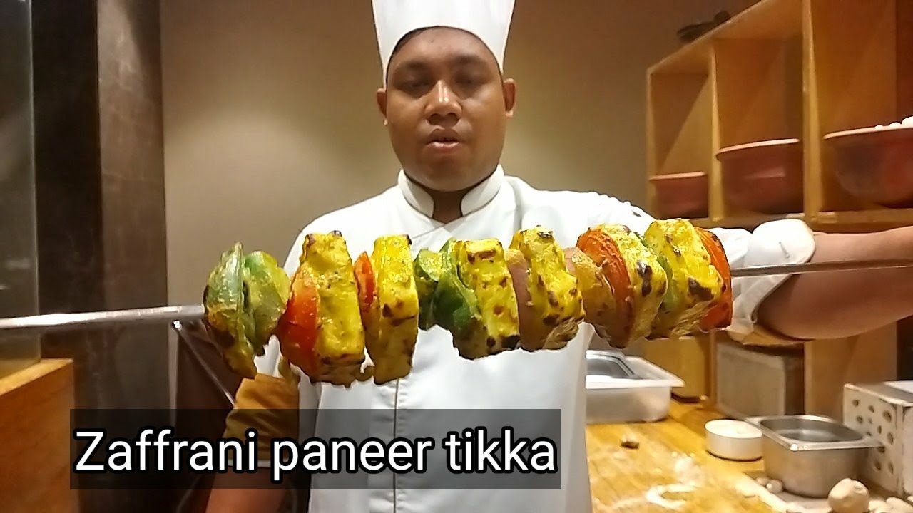 Zaffrani Paneer Tikka Recipe | Mughlai style Kesar  Paneer Tikka | Saffron Paneer Tikka Recipe |