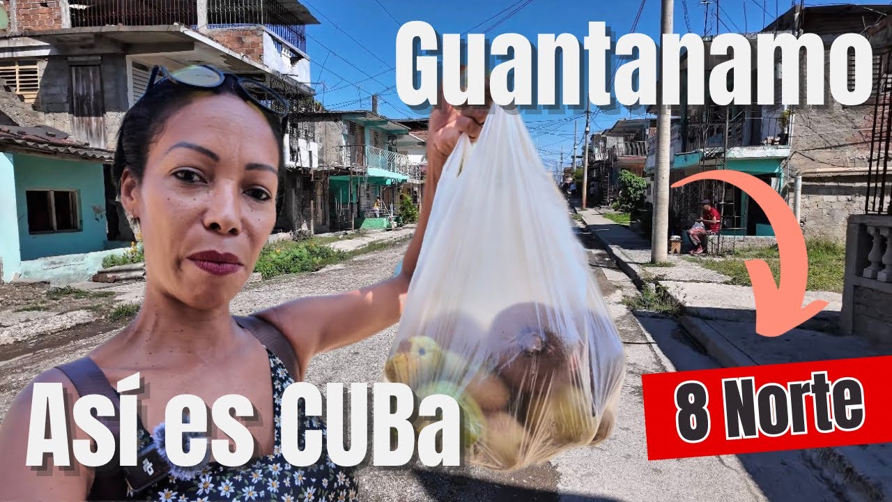 Así está Cuba hoy. Calle 8 Norte.  GUANTÁNAMO calle por calle.