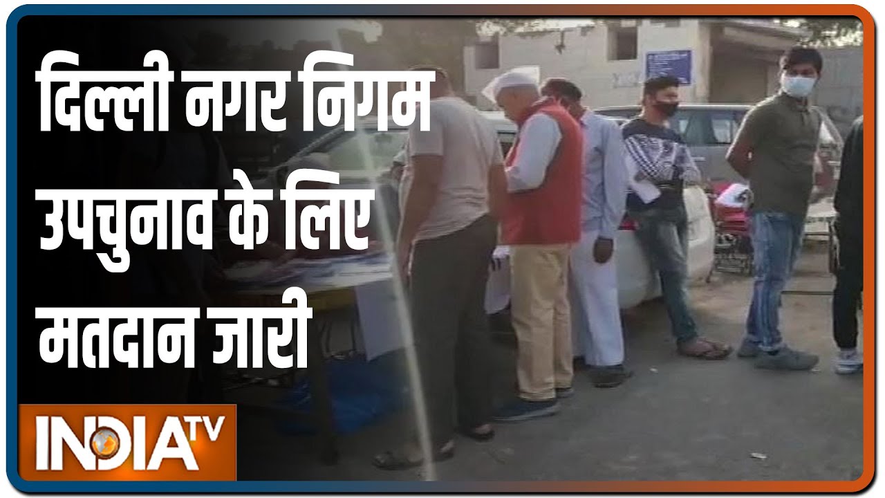 Delhi: Voting underway for MCD By-Polls in 5 wards