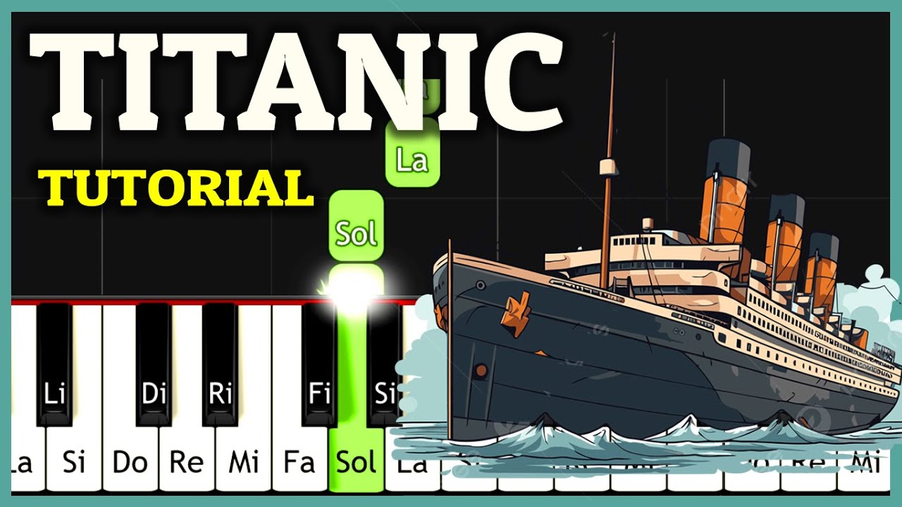 TITANIC Piano Tutorial con NOTAS FÁCILES (Synthesia)