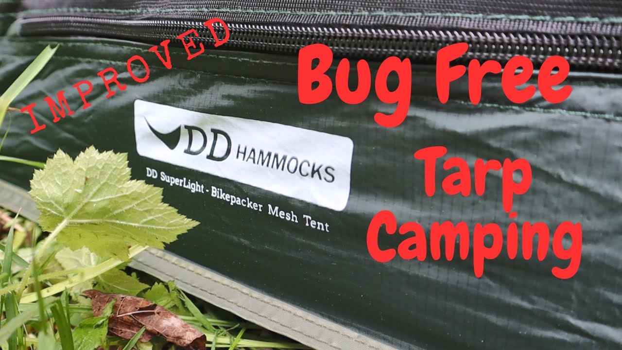 Bug free tarp camping with the DD Bikepacker Mesh tent.