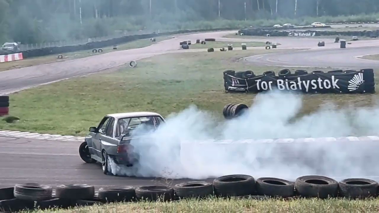 BMW E30 5.0 V8 sierpniowe upalanie Tor Wschodzący Białystok