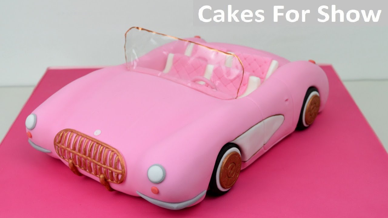 Making a Convertible Car Cake