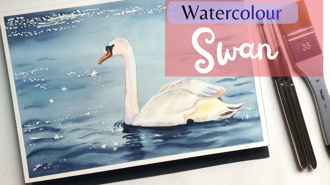 When Calm Meets Elegance | Watercolour Birds