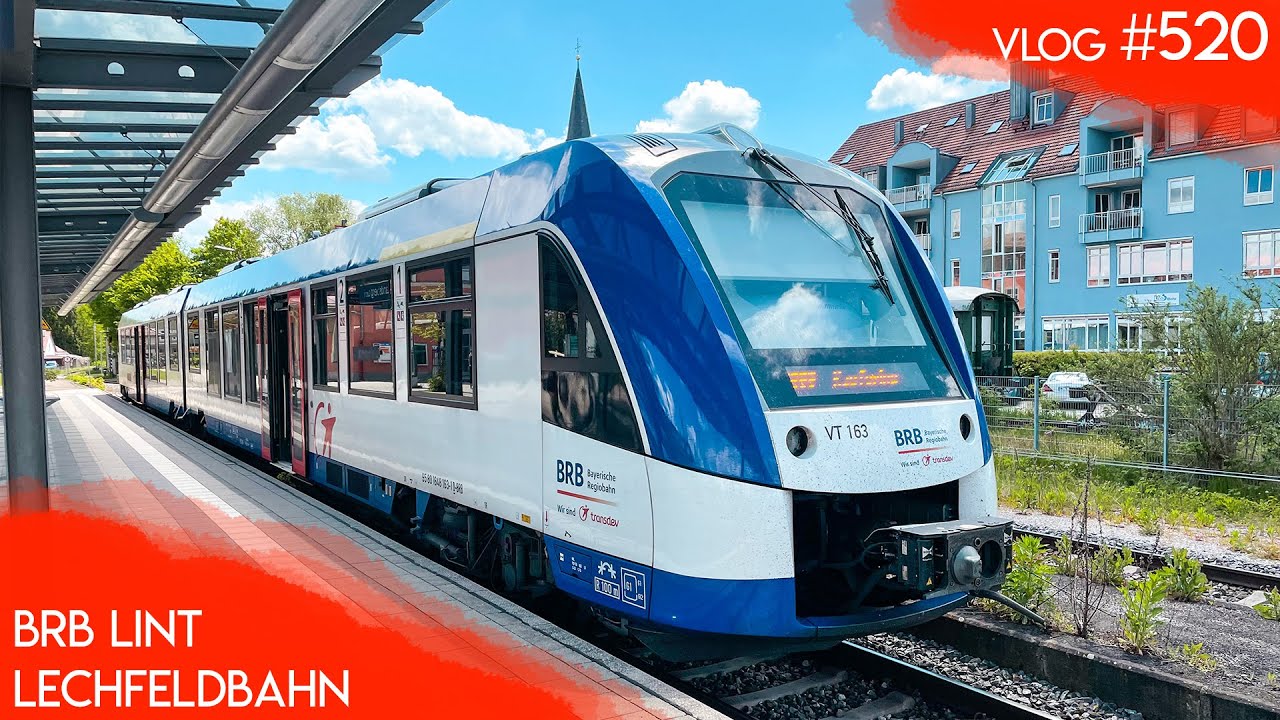 Im neuen LINT der BRB auf der LECHFELDBAHN | TripReport (1. Klasse) | Vlog 520