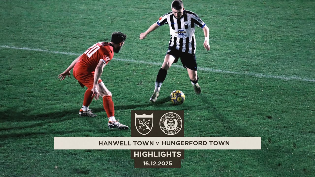 BATTLE OF THE HTFC'S - Hanwell Town v Hungerford Town - Highlights