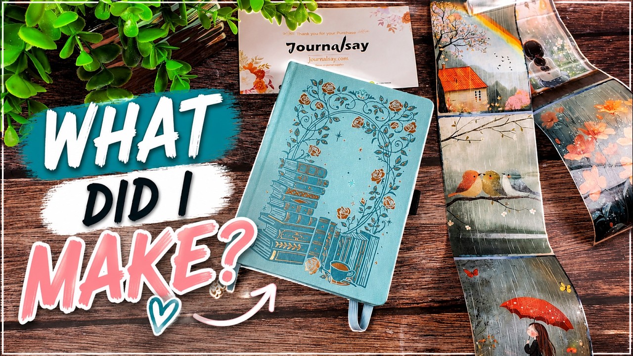 Огромная распаковка JournalSay + мои первые страницы читательского дневника!📚✨