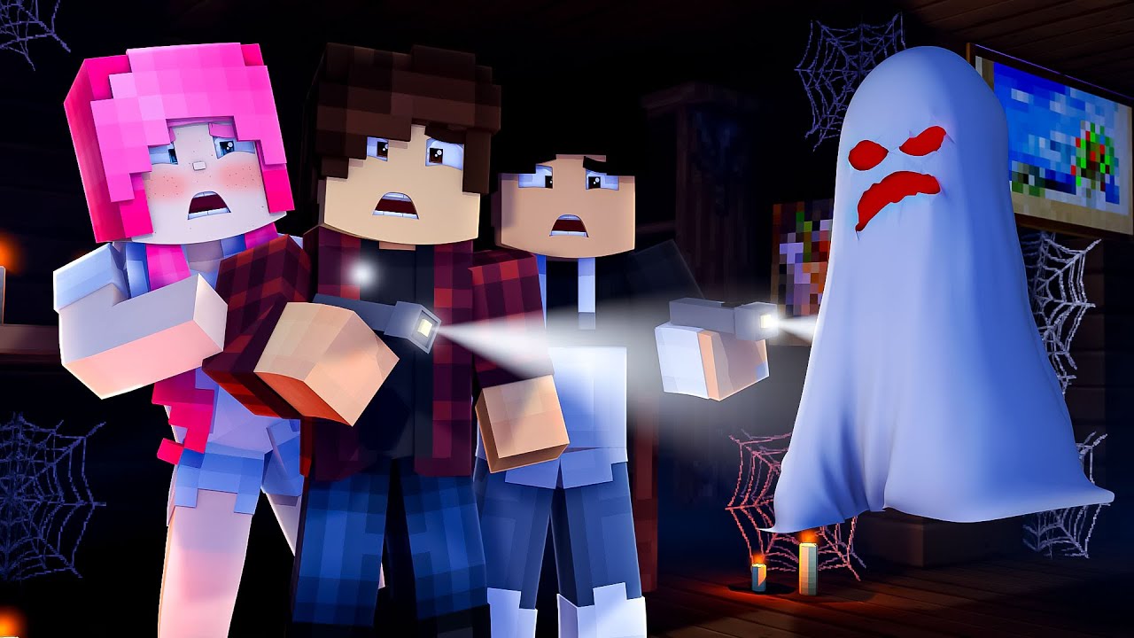 Playing PHASMOPHOBIA in MINECRAFT ?! | Minecraft Roomies