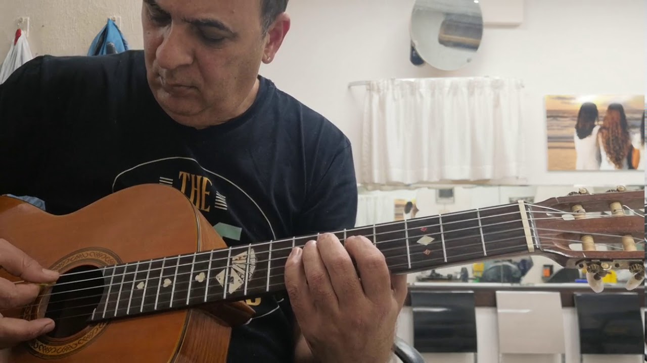 Nissan levi guitar   ניסן לוי גיטרה  כשהלב בוכה    שמע ישראל אלוהיי