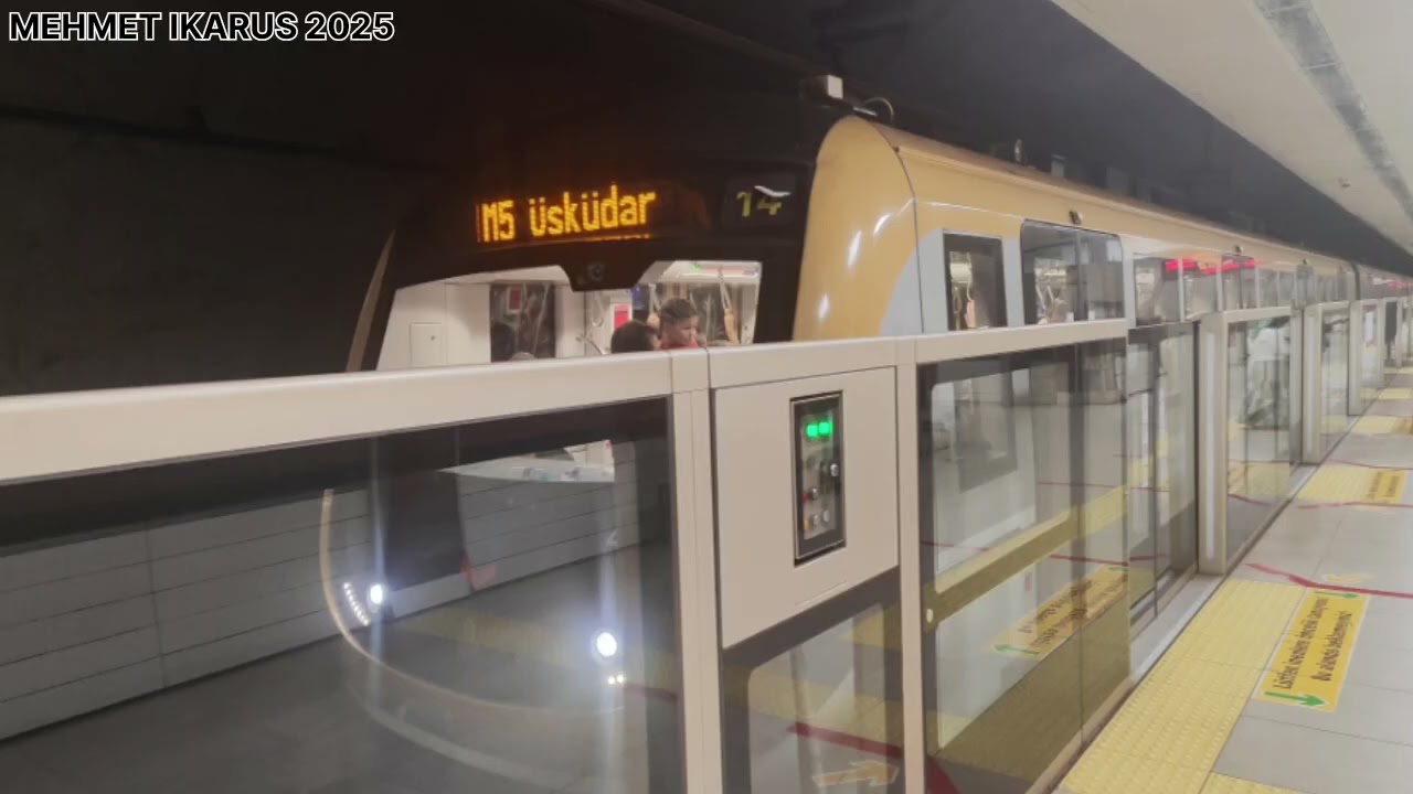 Metro İstanbul|CAF Sürücüsüz EMU|M5|GTO-VVVF Ses Kaydı