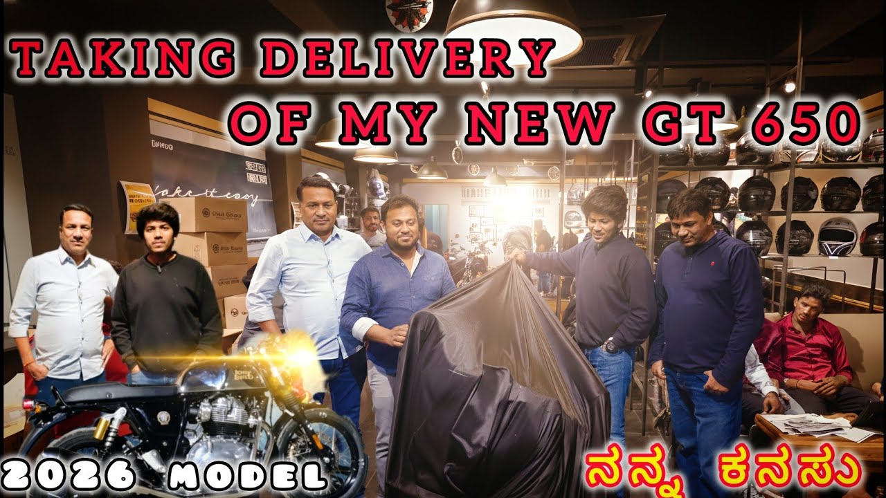 TAKING DELIVERY OF MY GT 650 || FIRST BIKE || 