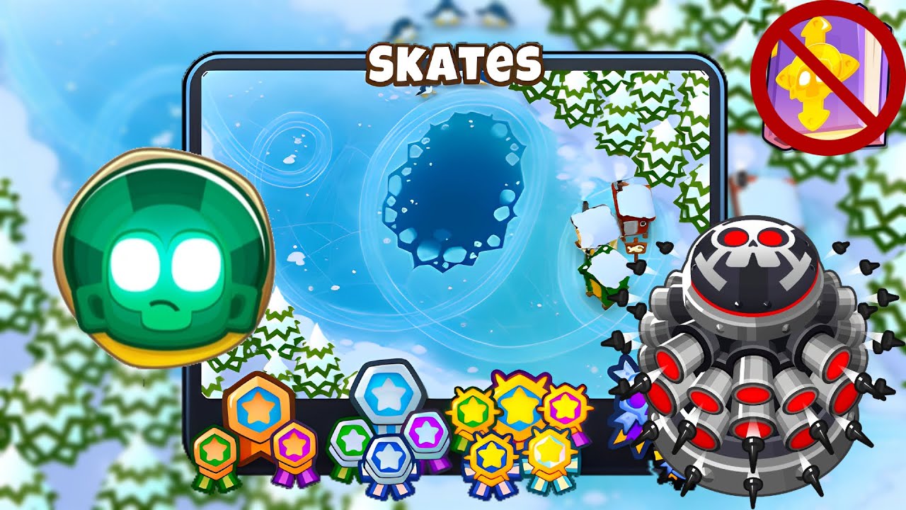 Skates [Impoppable] Guide | No Monkey Knowledge | BTD 6 (2023 Updated) 4K