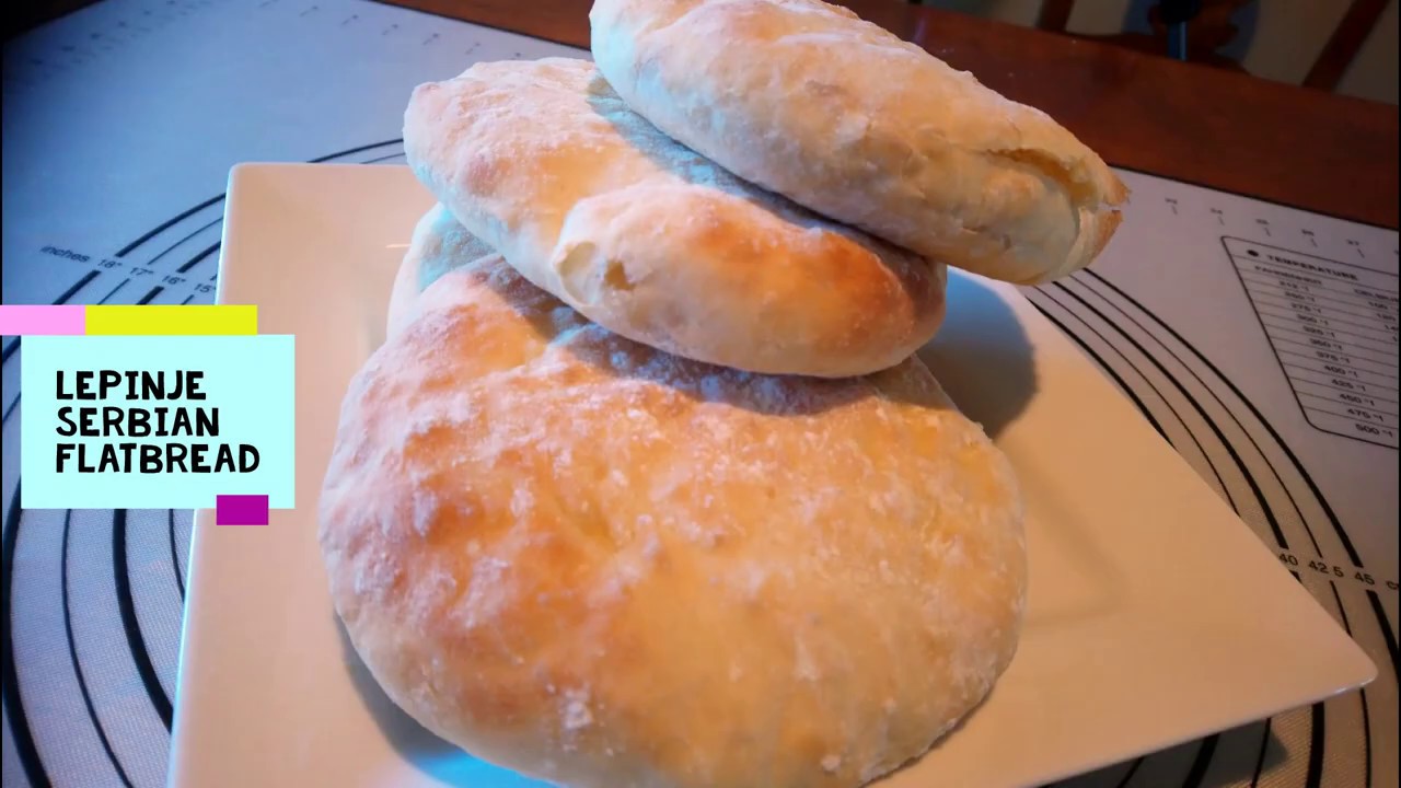 very soft Lepinje  Serbian flatbread English version
