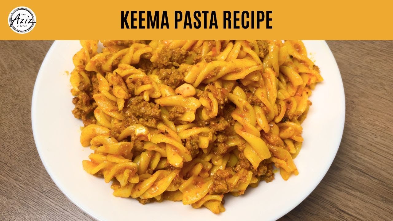 Keema Pasta Recipe • Lamb Mince Pasta Recipe • One Pot Pasta Dishes • Fusilli Pasta • Lamb Pasta