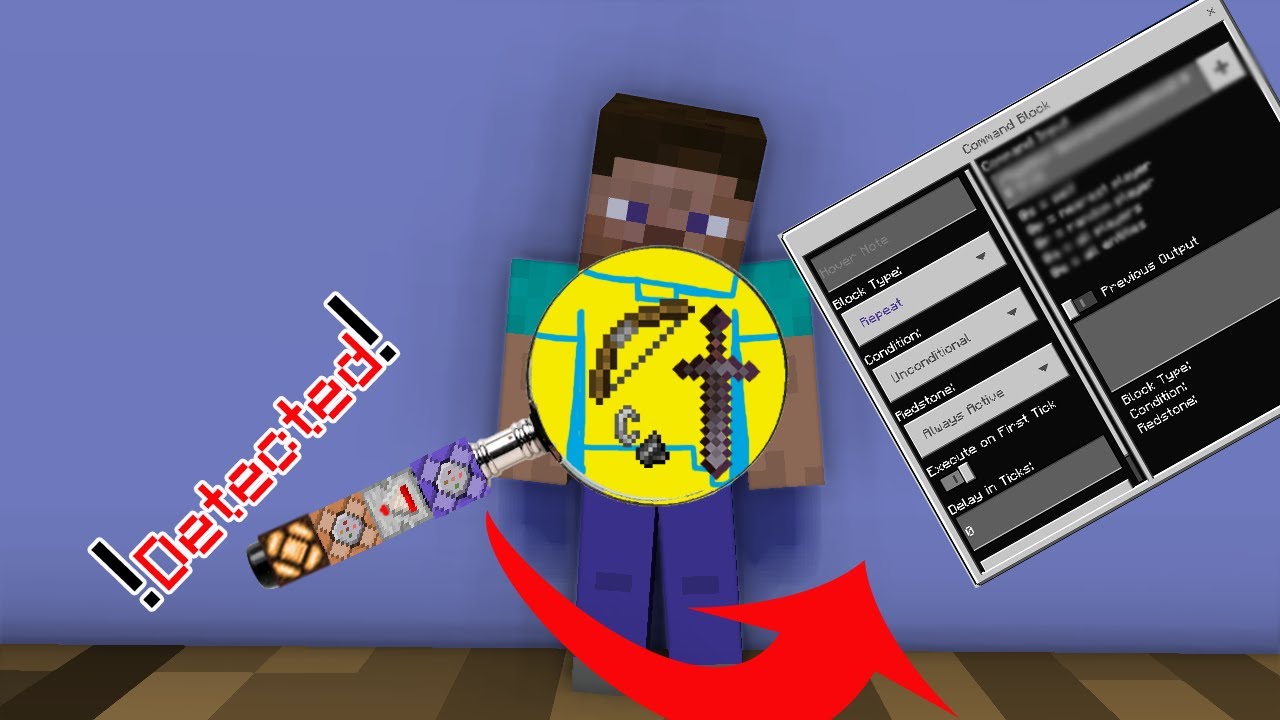 How to detect for an Item in player's inventory || Minecraft || Anni boy