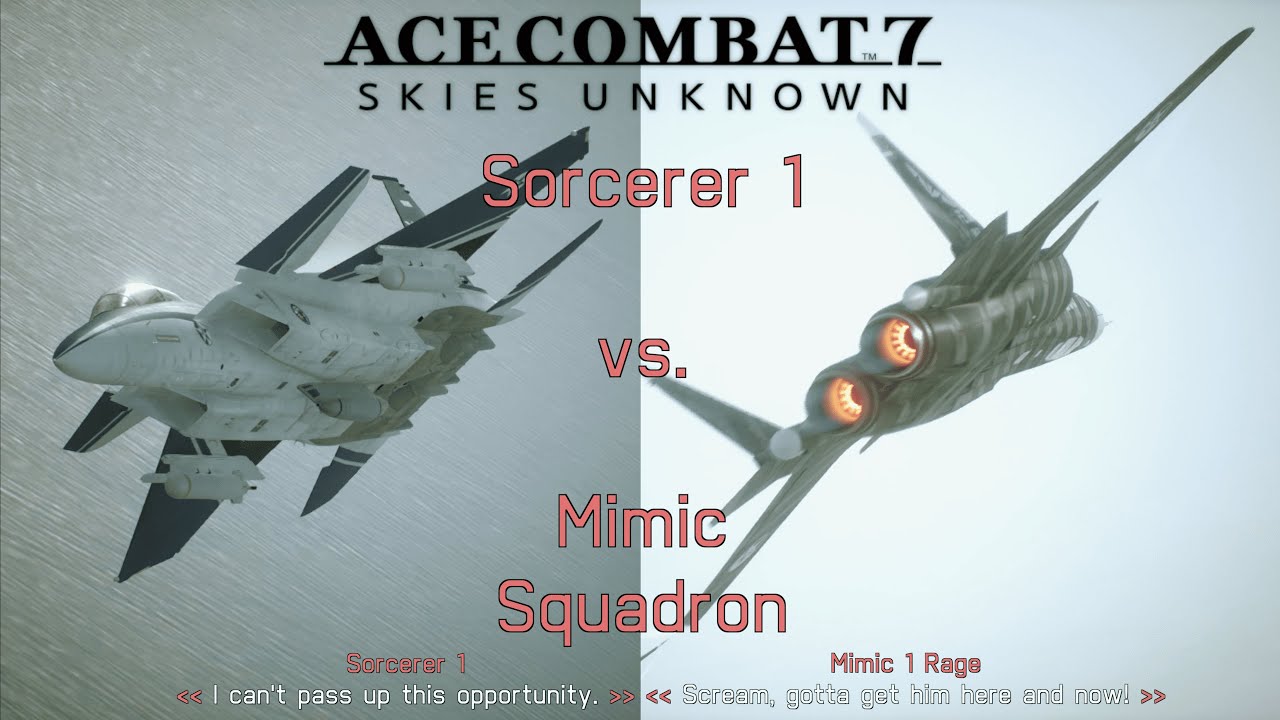 Ace Combat 7 Skies Unknown | Sorcerer 1 vs. Mimic Squadron | F-15S/MTD