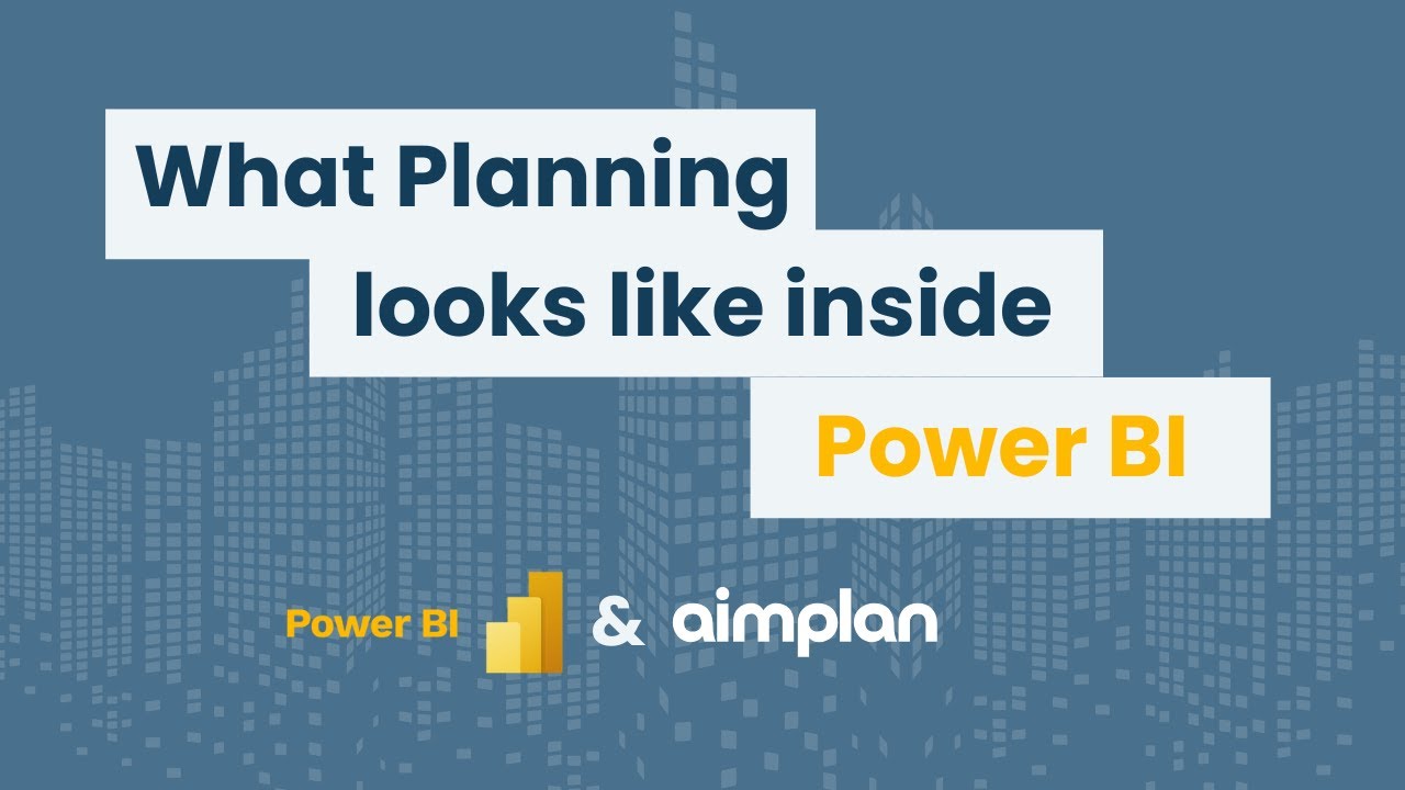 What Planning Looks Like Inside Power BI
