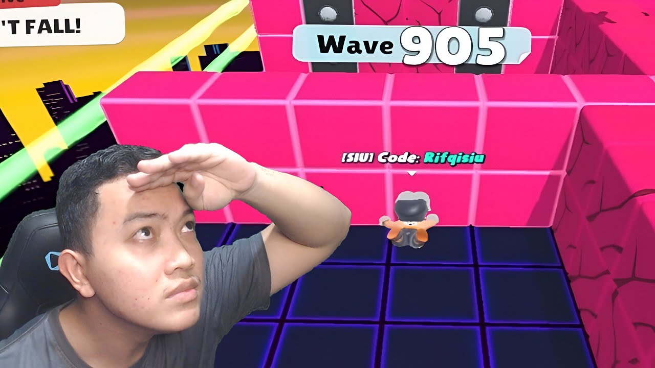 LIVE!!! 1000 Wave Block Dash Endless With Pro Player! - Stumble Guys