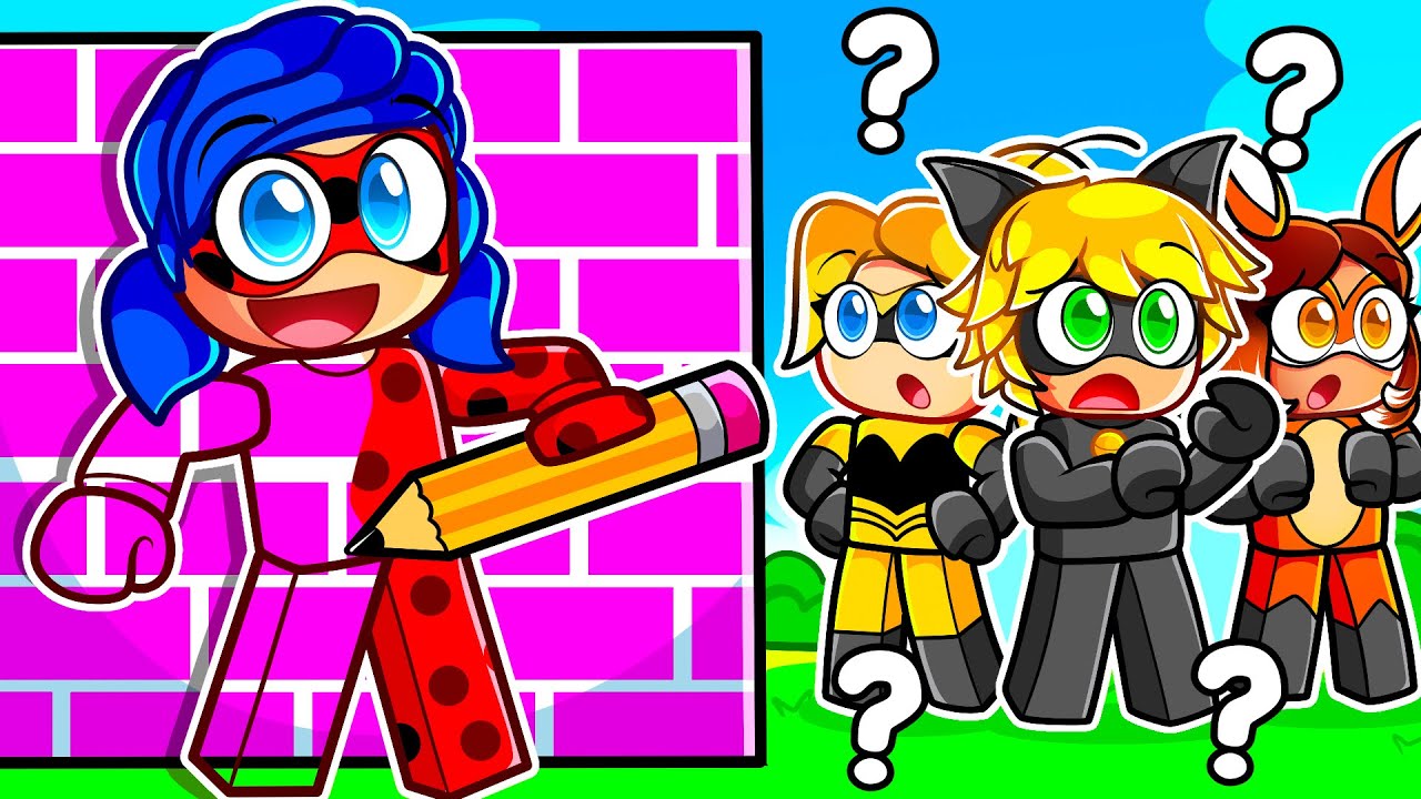 ЧУДЕСНАЯ БОЖЬЯ КОРОВКА РИСУЮТ ПРЯТКИ в Roblox!