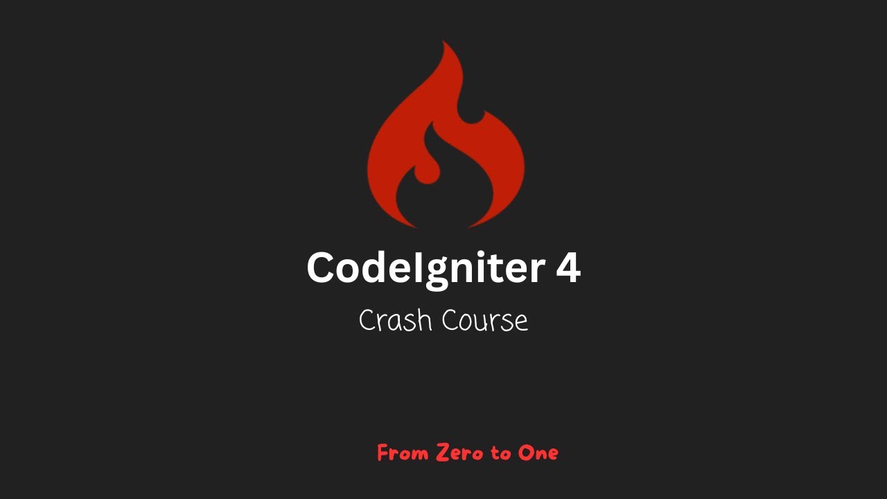 CodeIgniter 4 Crash Course for Beginners 2025