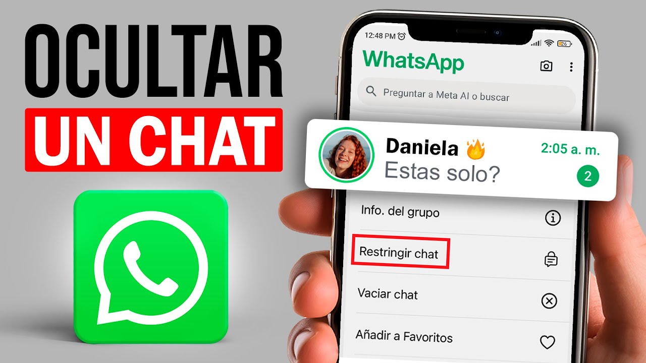 Cómo OCULTAR un Chat en WhatsApp