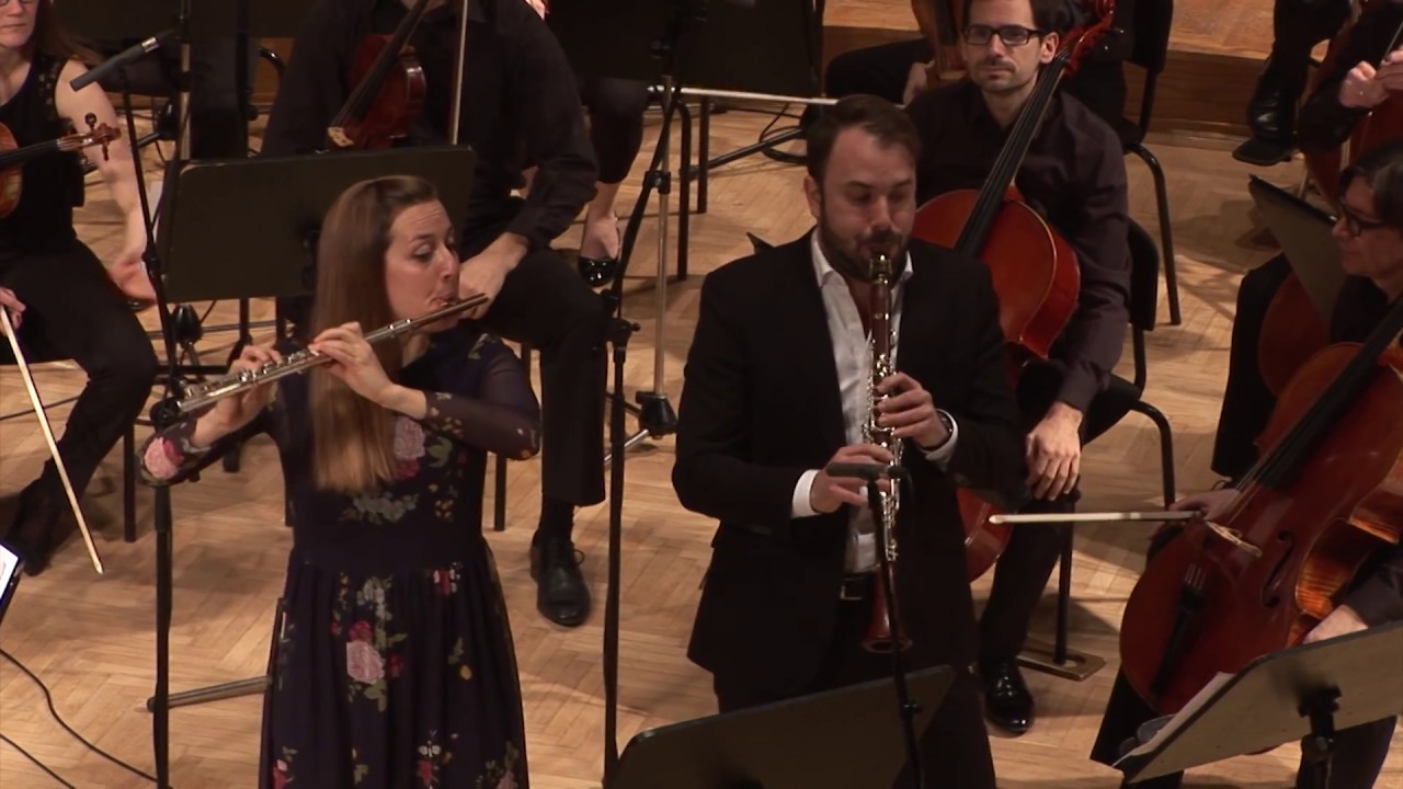 Danzi, Sinfonia Concertante for flute & clarinet (Irena Kavčič, Tommaso Lonquich, RTV Slovenia)