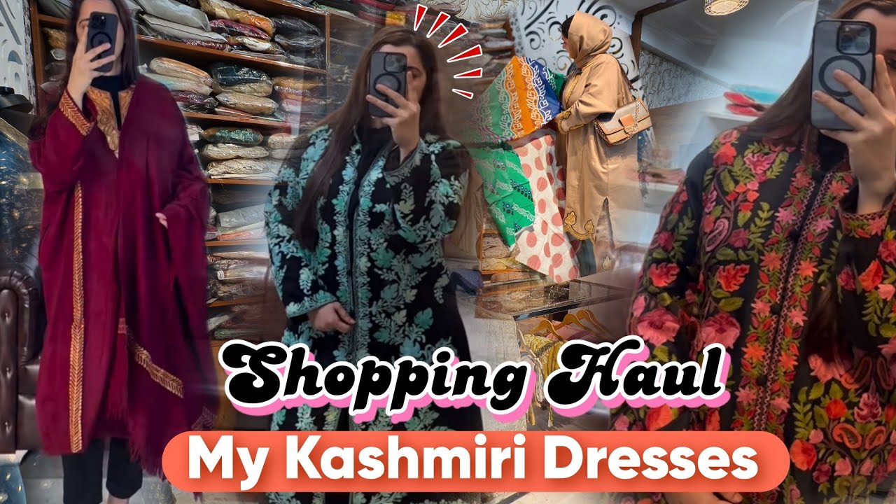 what I👉 Shop🛍|| kashmiri pheran / Coat / Shawls / Suits Haul ||Affordable Price with Shopping  links