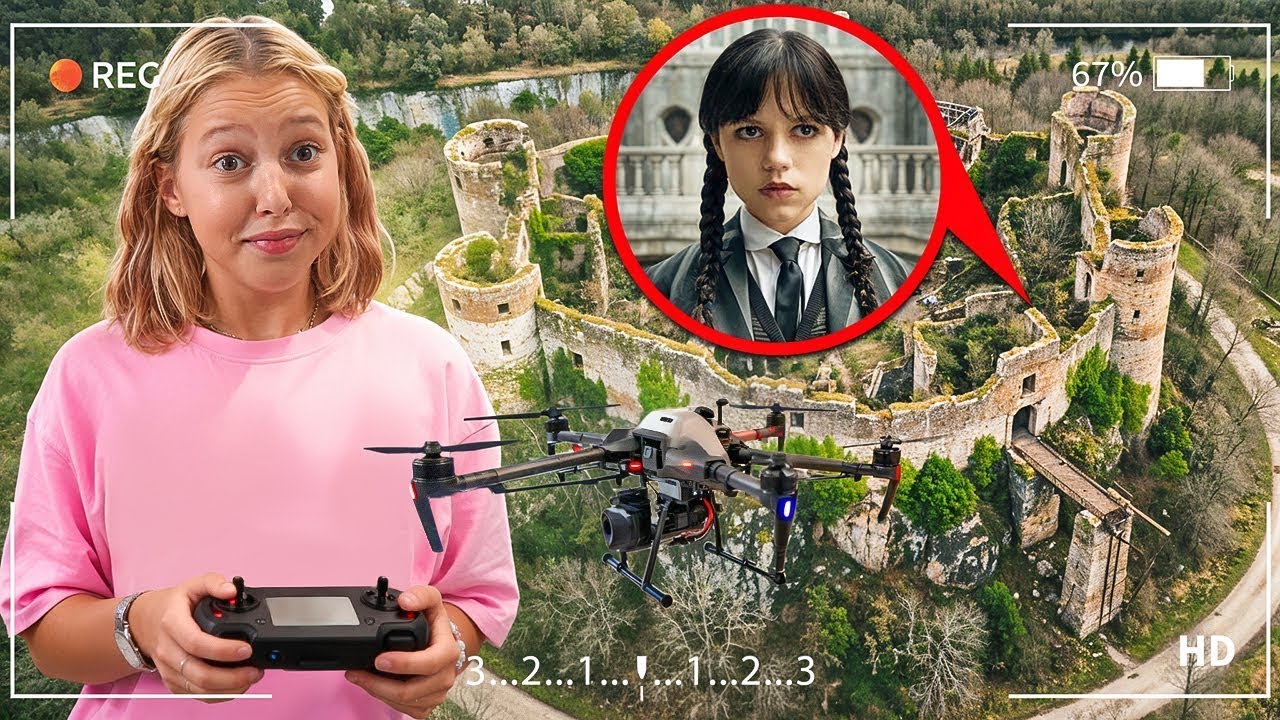 Амелка и приятелите й откриха Wednesday Addams с дрона си! Забавни видео за тийнейджъри