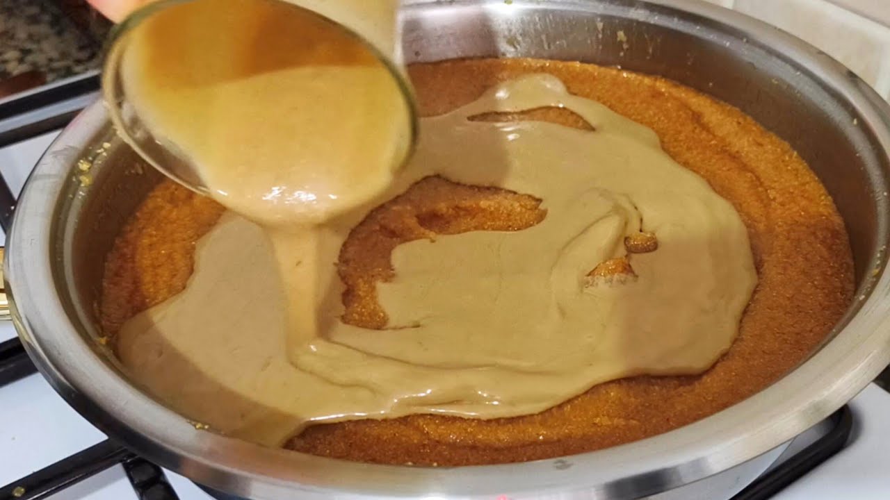 ANNEMİN SIRRI _ ŞERBET YOK 👌Sütlü Tahinli İrmik Helvası Tarifi😋