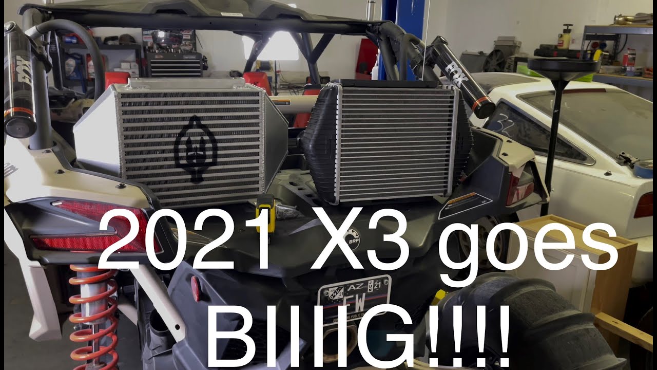 2021 CAN AM X3 Turbo RR Intercooler and Billet Intake Manifold Install!