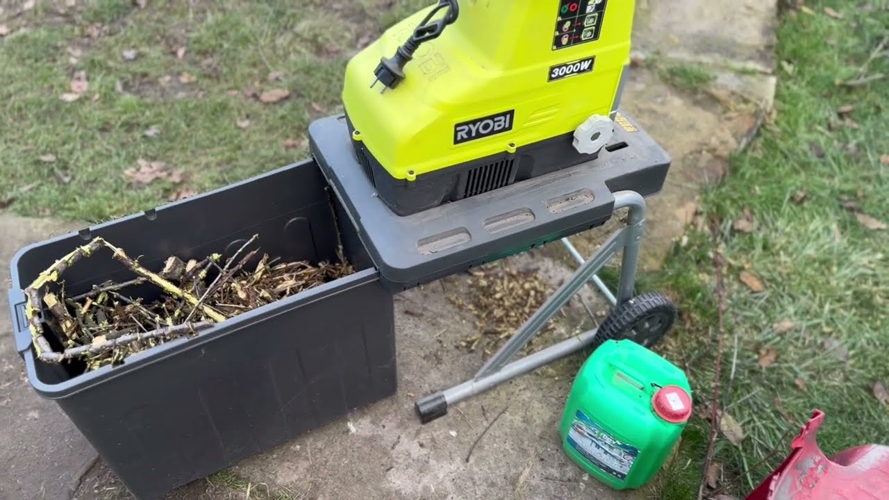 Відгук на Садовий Подрібнювач Ryobi RSH3045 3000 Вт: Потужний Інструмент для Вашого Саду